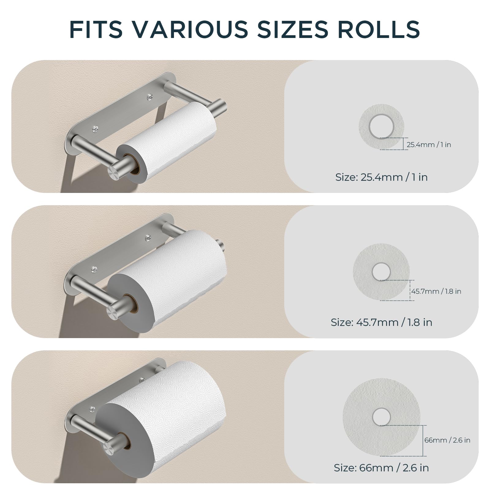 FORIOUS rustproof stainless steel withstands humidity for long-lasting performance.