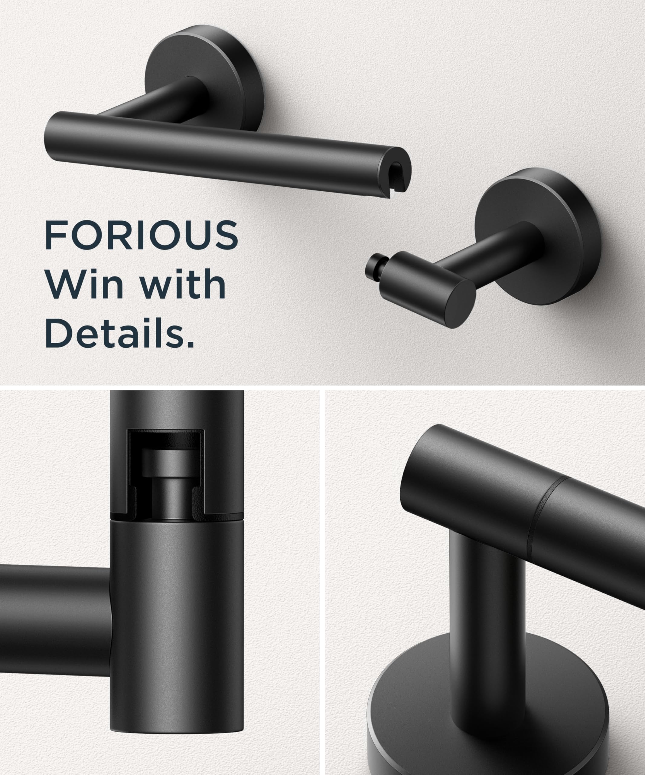 FORIOUS installation card aids precise mounting in minutes