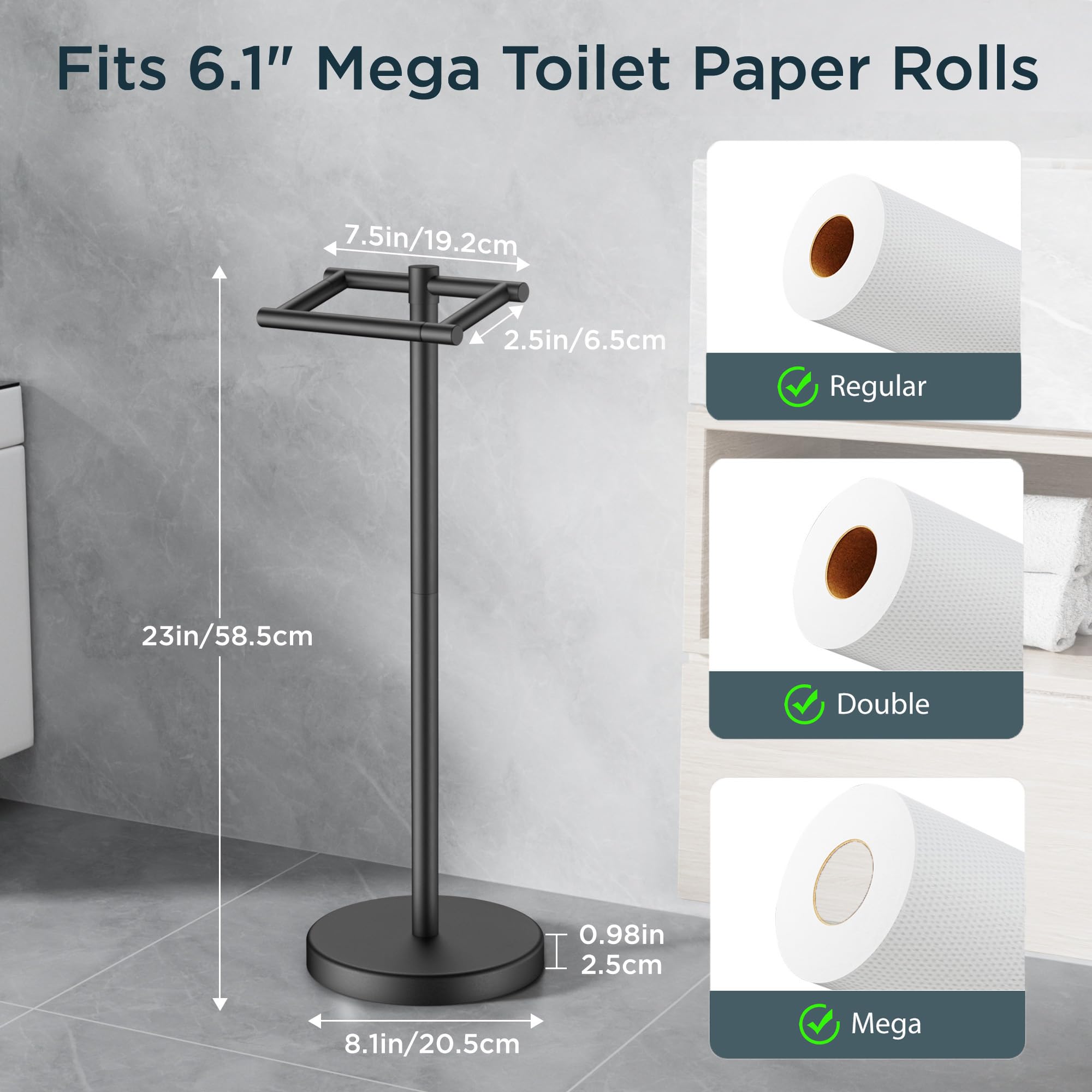 FORIOUS non-slip base pads prevent sliding on smooth bathroom floors
