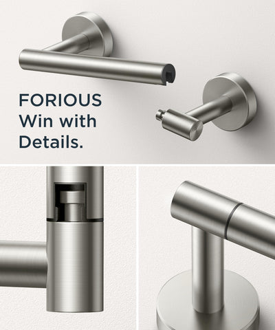 FORIOUS 2-pack packaging shows practical, cost-effective bathroom upgrades.