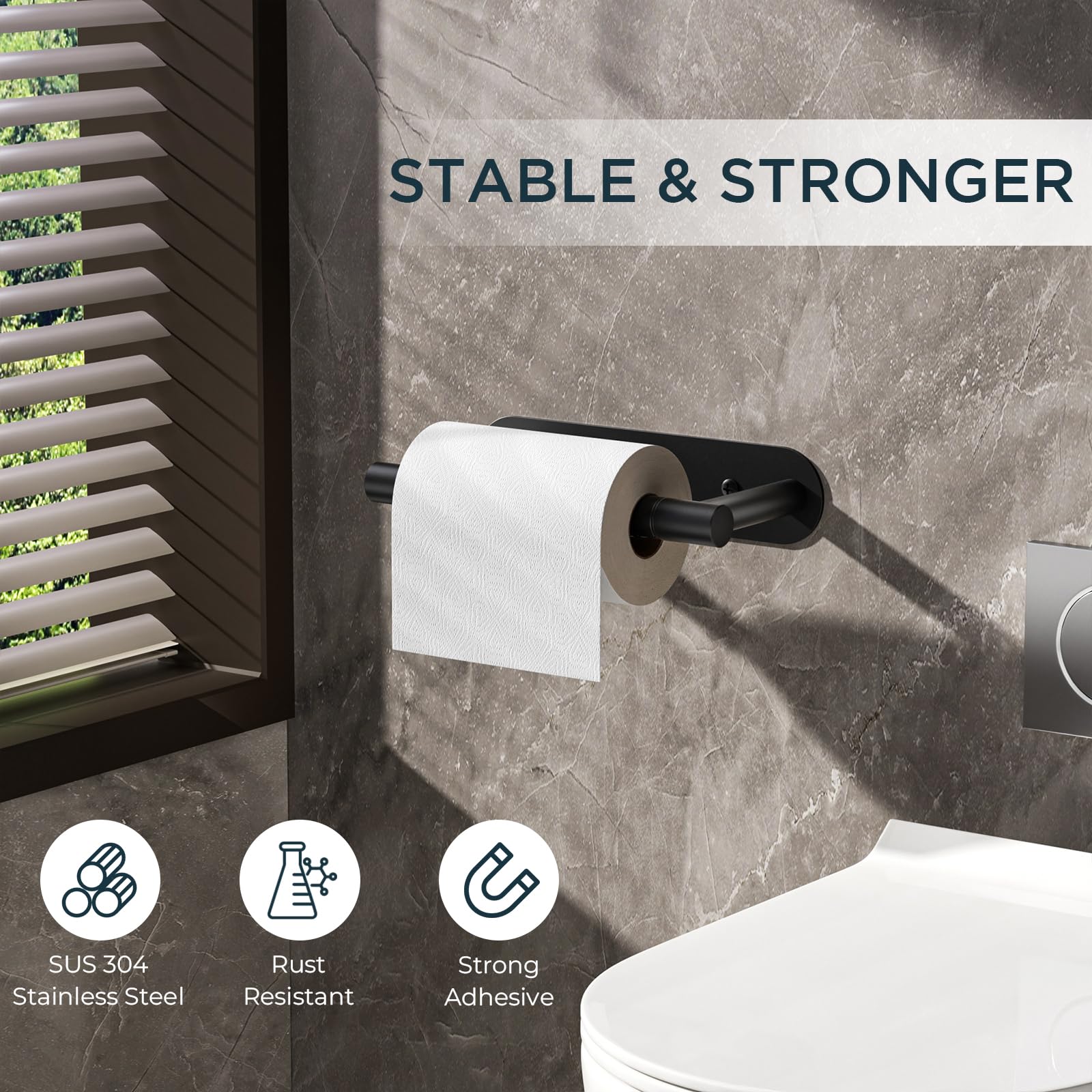FORIOUS rustproof design suitable for humid environments like bathrooms