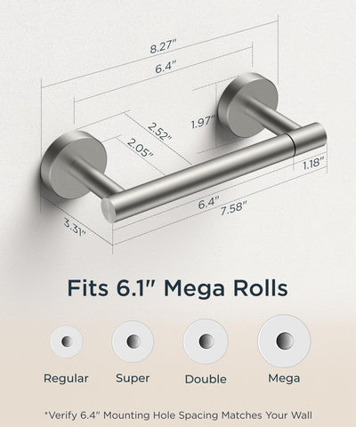 FORIOUS stainless steel brushed finish provides rustproof durability for commercial restrooms.
