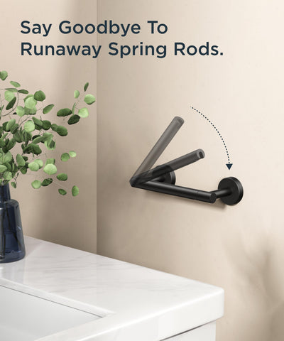 FORIOUS rustproof stainless steel matte black finish in bathroom setting