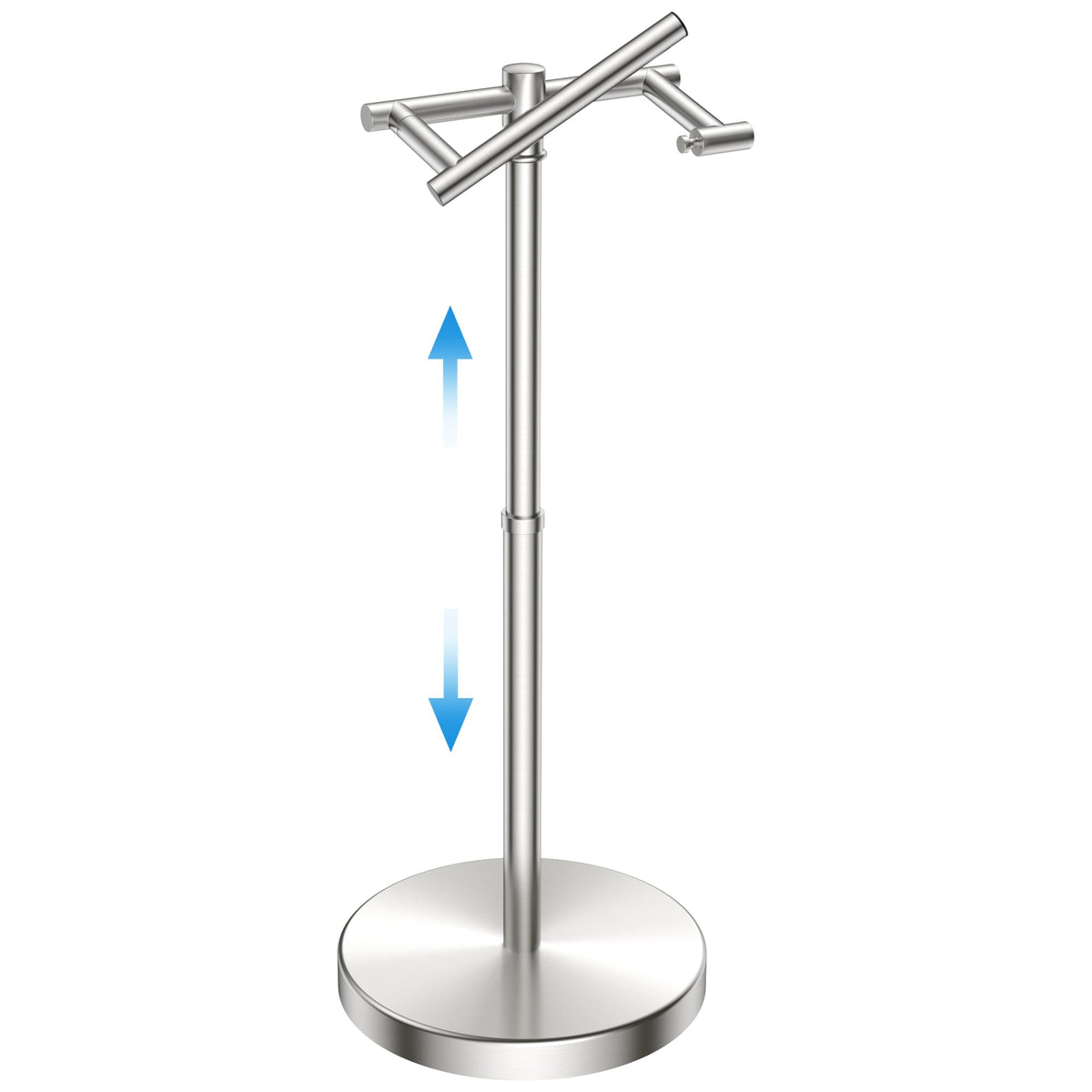 FORIOUS toilet-paper-holder-stand stainless steel for durable, rust-resistant bathroom organization