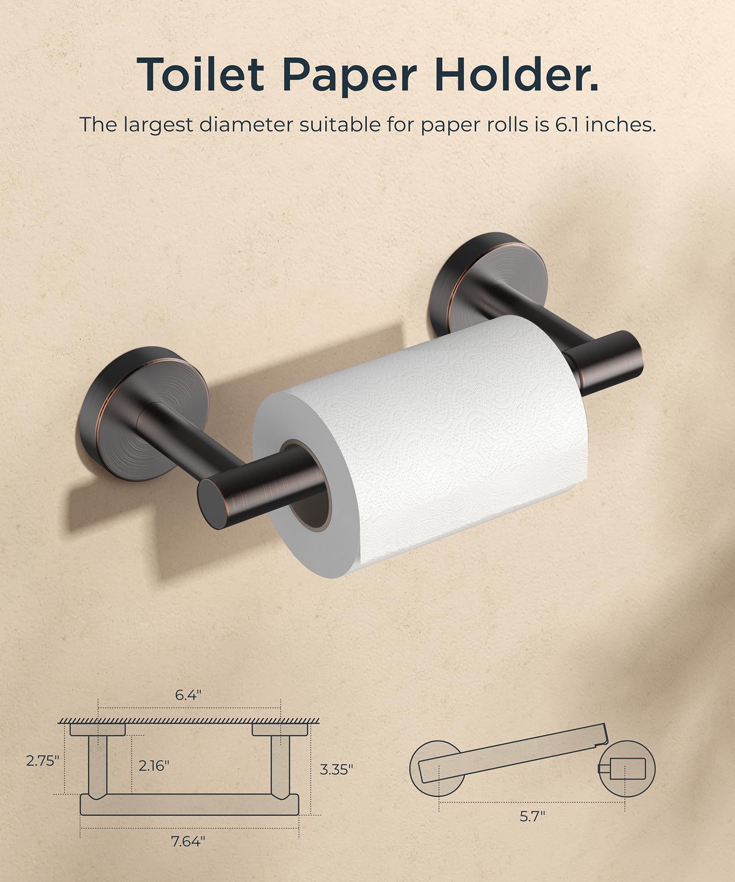 FORIOUS wall mount supports up to 25 lb for secure operation