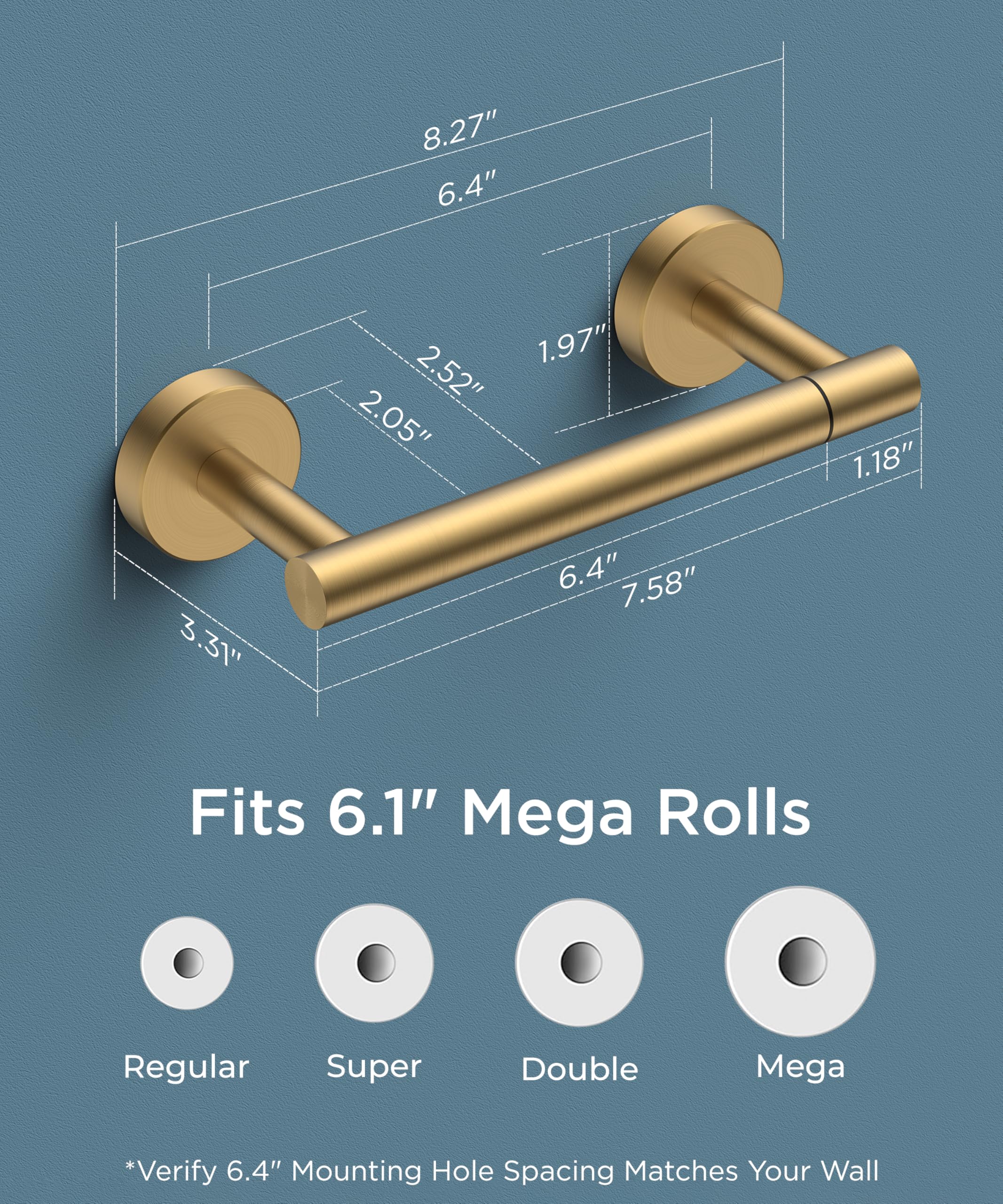 Forious brushed gold stainless steel close-up highlighting rustproof durability.
