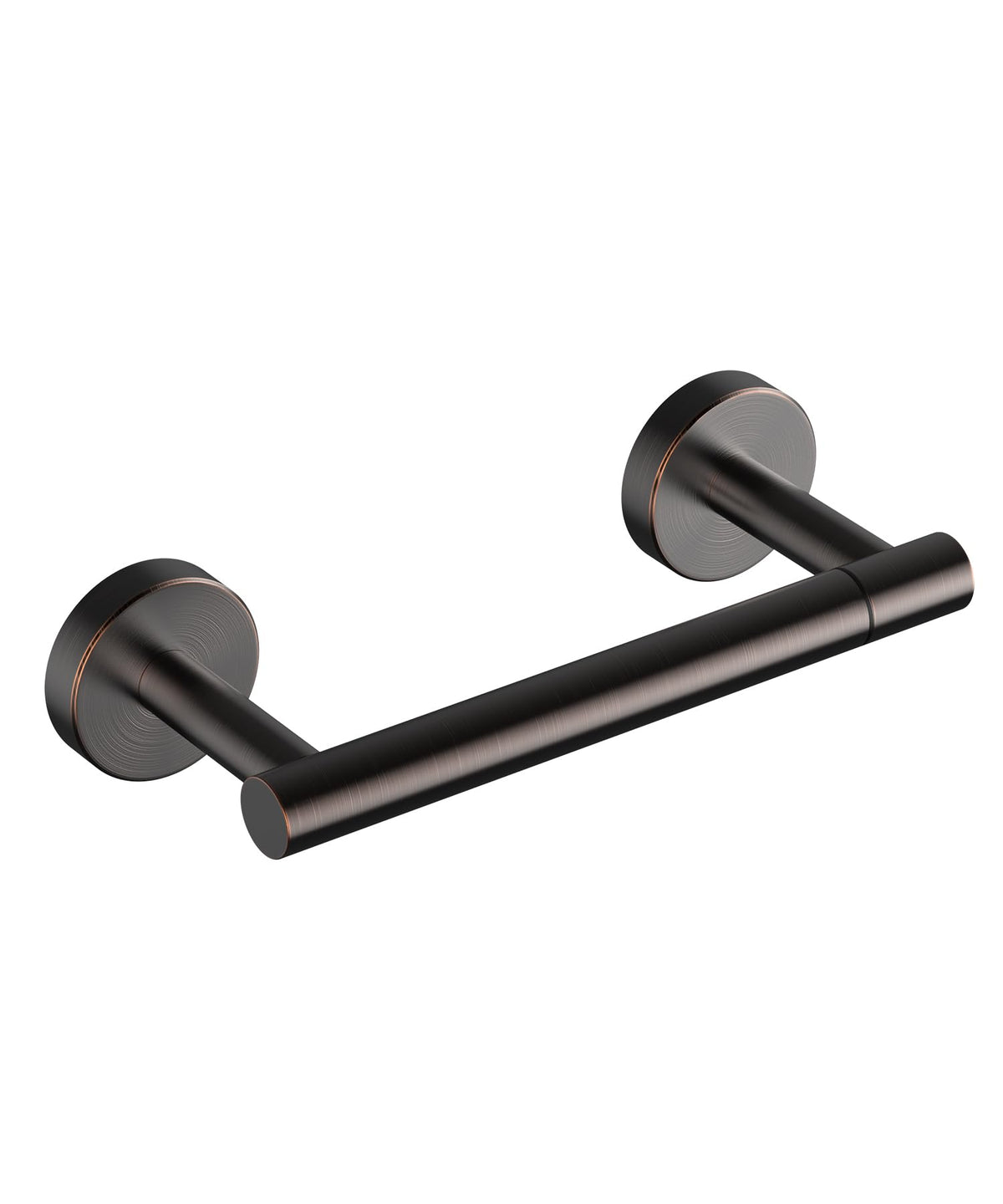 FORIOUS pivoting double-post toilet paper holder in stainless steel prevents slips and speeds roll changes