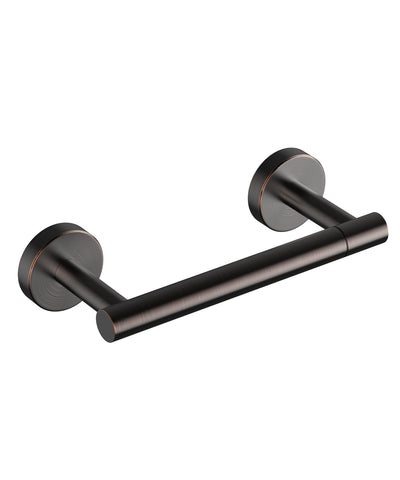 FORIOUS pivoting double-post toilet paper holder in stainless steel prevents slips and speeds roll changes