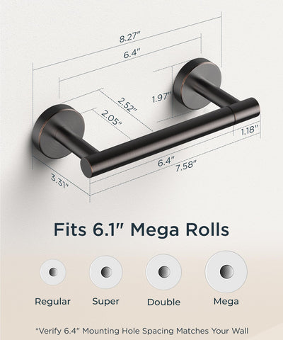 FORIOUS rustproof wall mount suitable for daily bathroom use