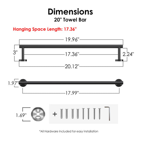 Includes mounting hardware for quick, secure installation