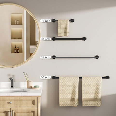FORIOUS towel bar wall mounted installed in bathroom setting