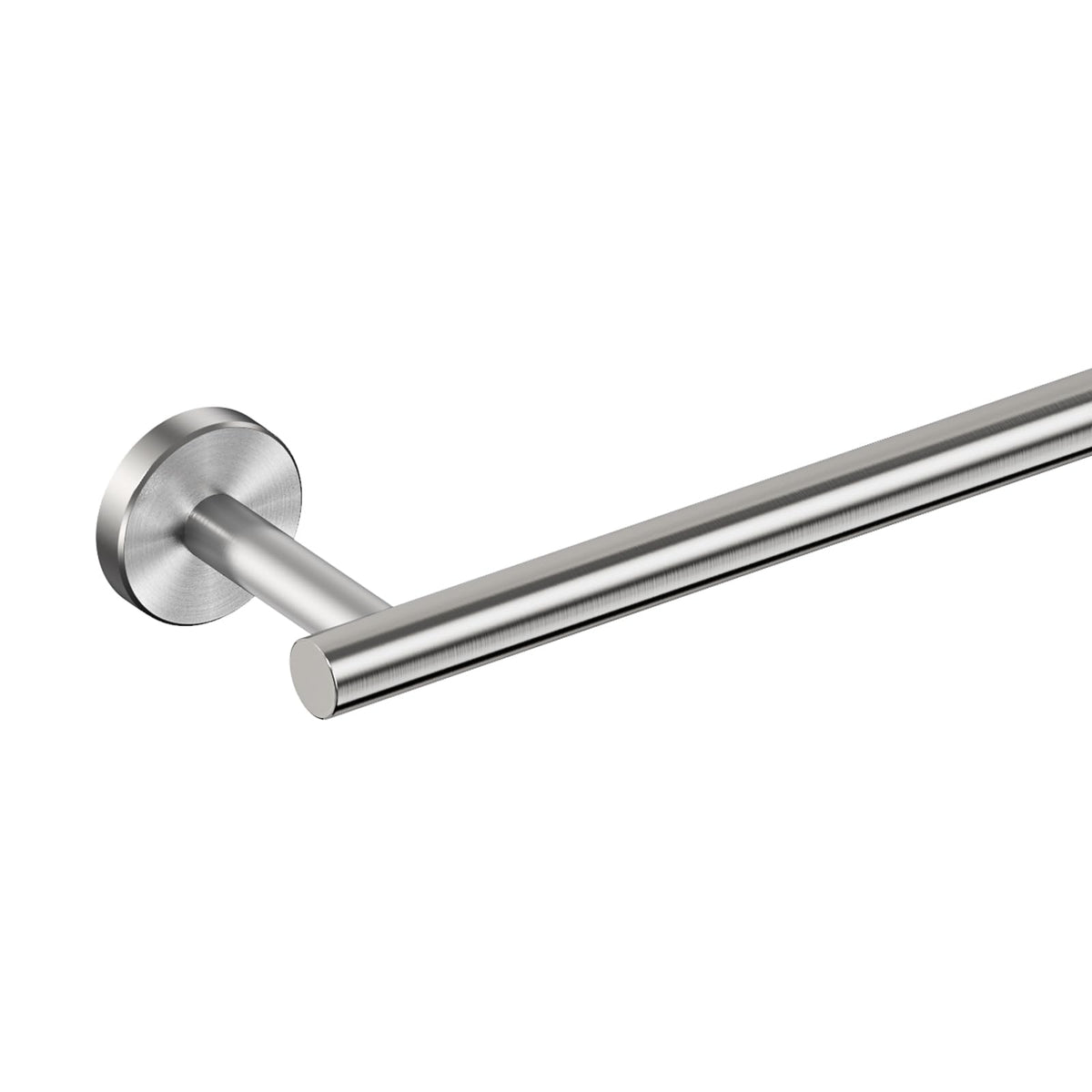 FORIOUS towel rack brushed nickel 24-inch wall mount for durable bathroom organization.