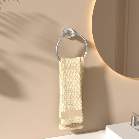 FORIOUS space-saving design fits compact bathrooms while keeping towels neatly hanging.