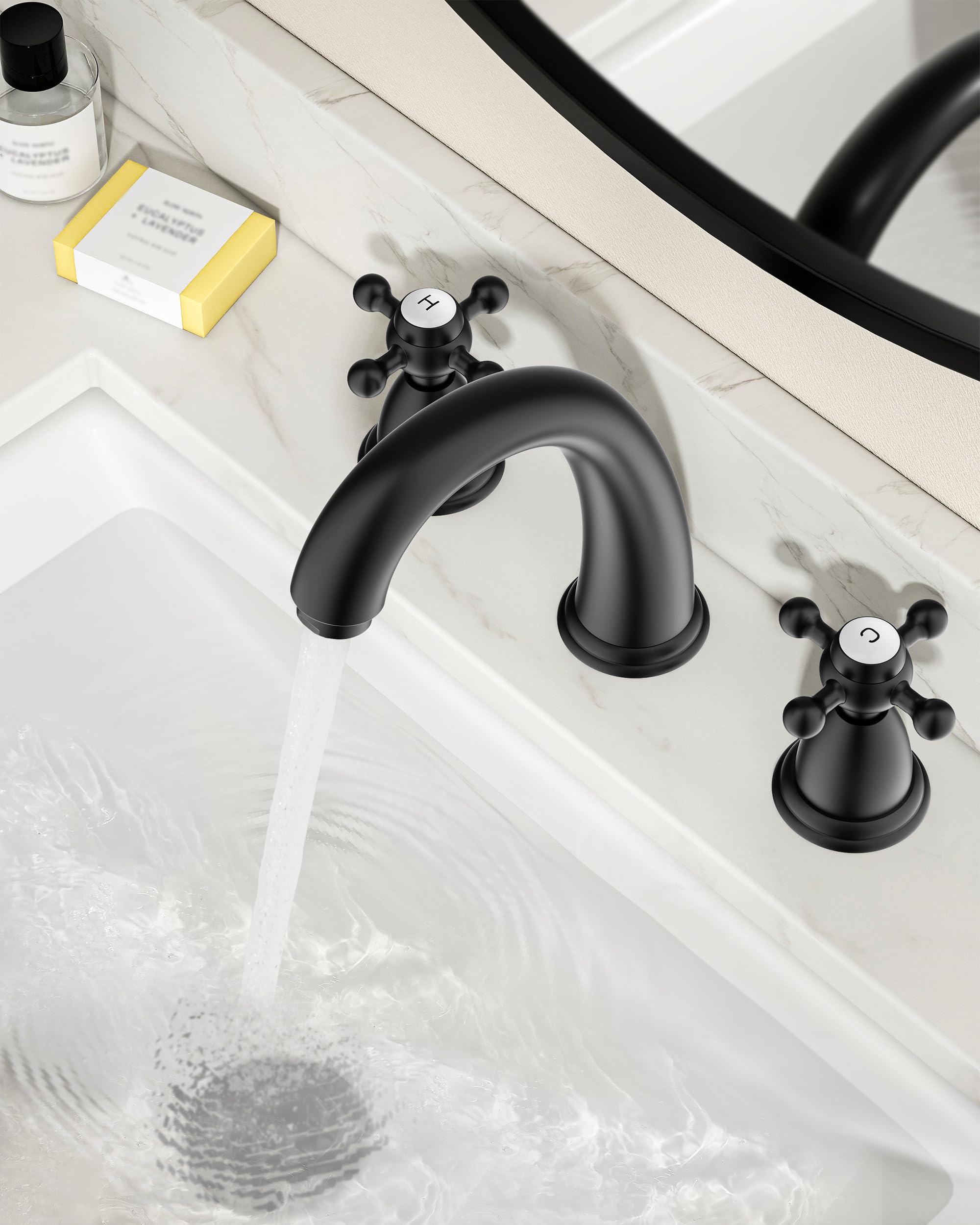 FORIOUS two-cross-handle faucet design enables precise temperature control
