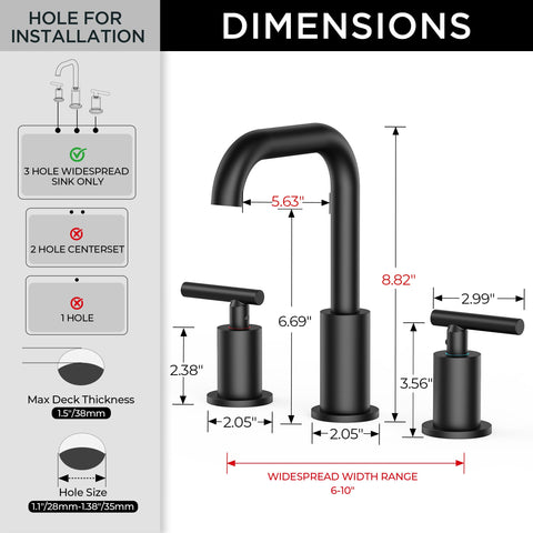 FORIOUS two-handle operation provides precise temperature control.