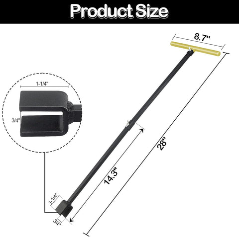 Forlivese four-way utility key opens multiple boxes and valves