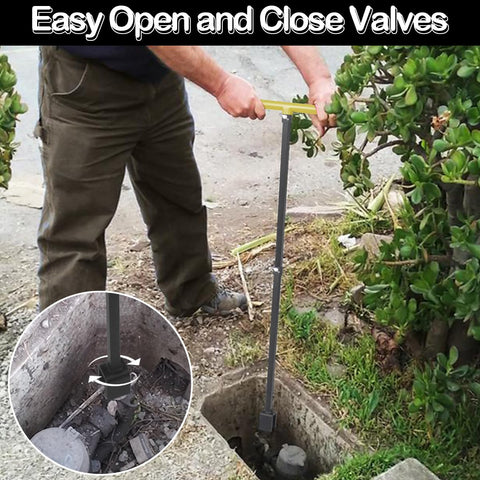Forlivese water meter key 28inch contractor-grade rebar steel for durability