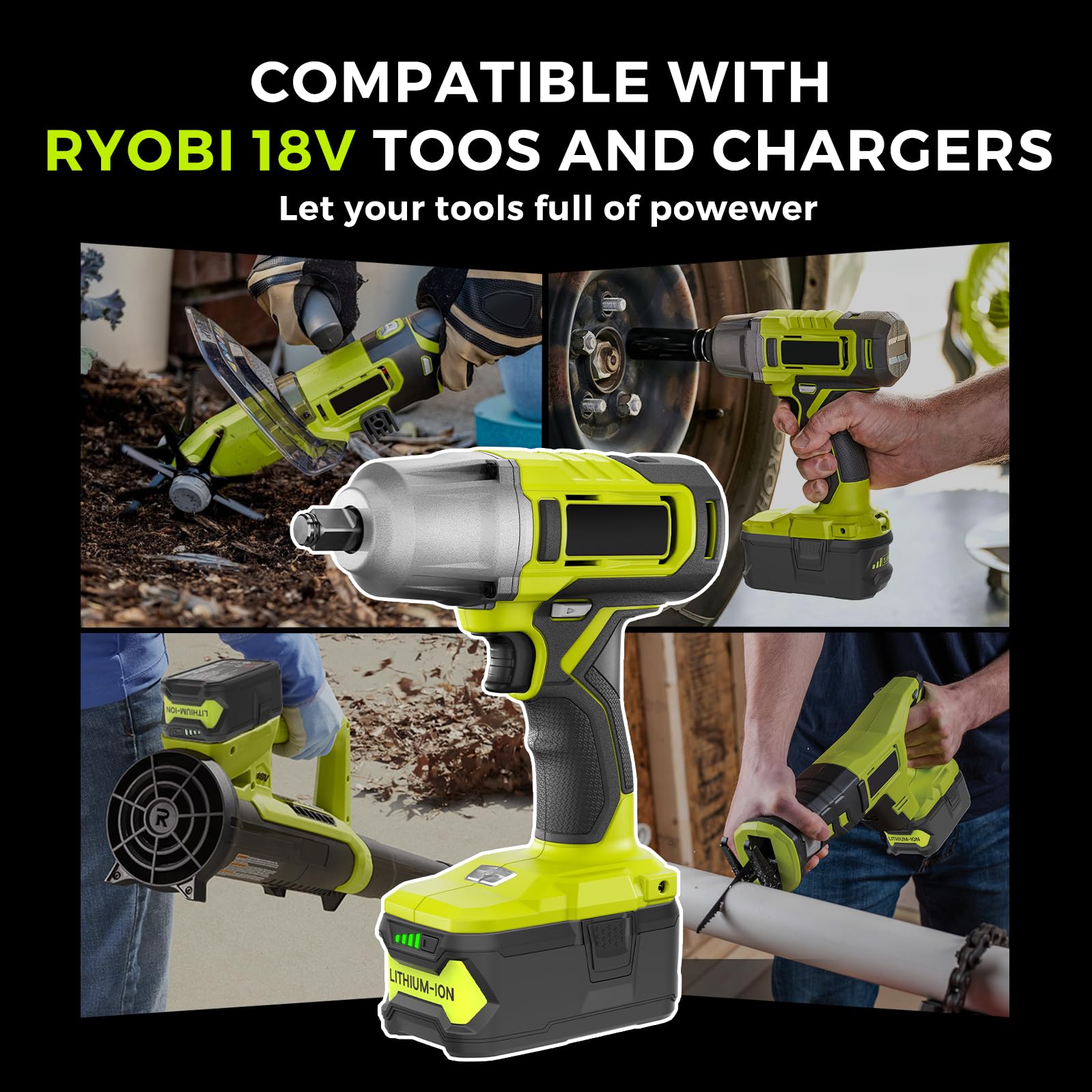 Eco-friendly FORNERGY design supports sustainable cordless power