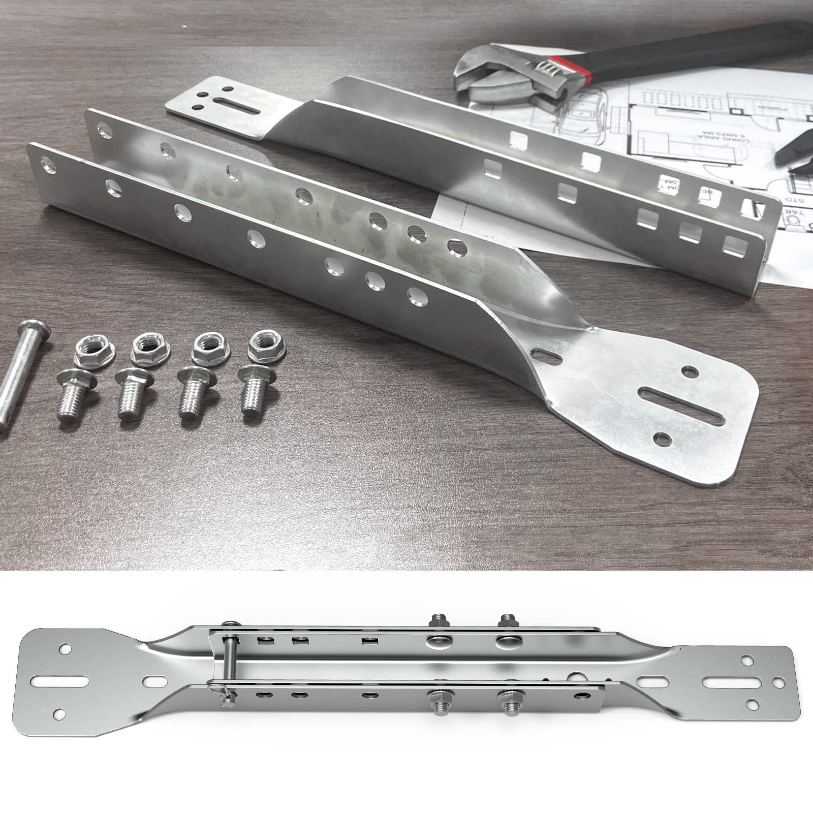 ForoGore bracket showing top and bottom holes for a tight connection.
