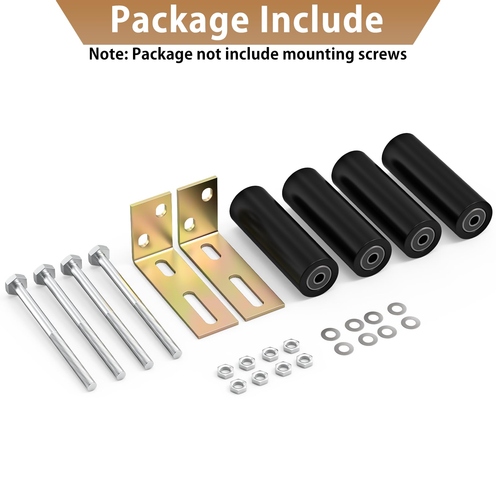 ForoGore adaptable system for room, gate, or garage sliding doors