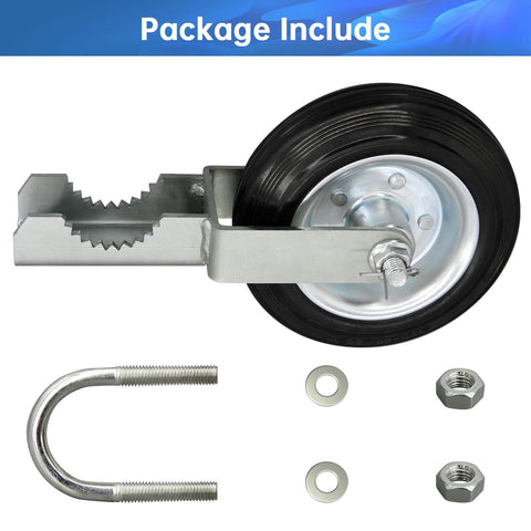 ForoGore gate wheel on chain-link fence shows reliable operation.