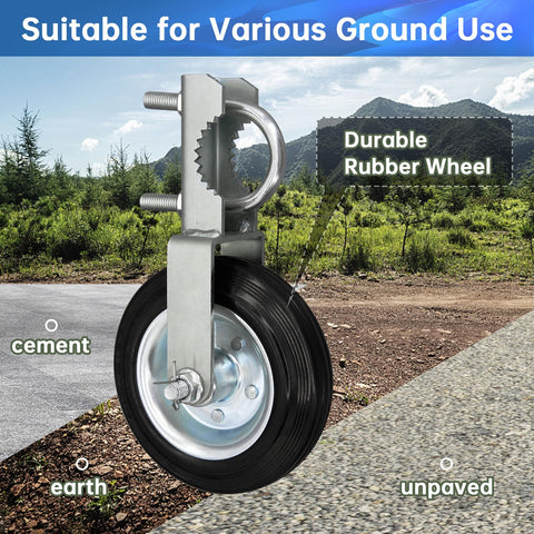 ForoGore wheel on grass and gravel illustrates versatile ground performance.