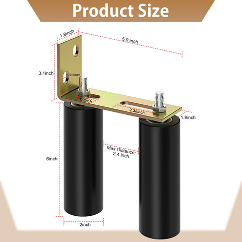 ForoGore nylon roller delivers quiet, smooth operation