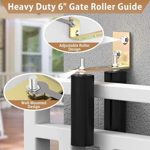 ForoGore sliding gate hardware kit shown assembled
