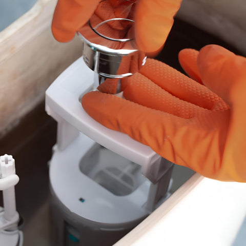 ForPro nitrile gloves handle grease and paint reliably