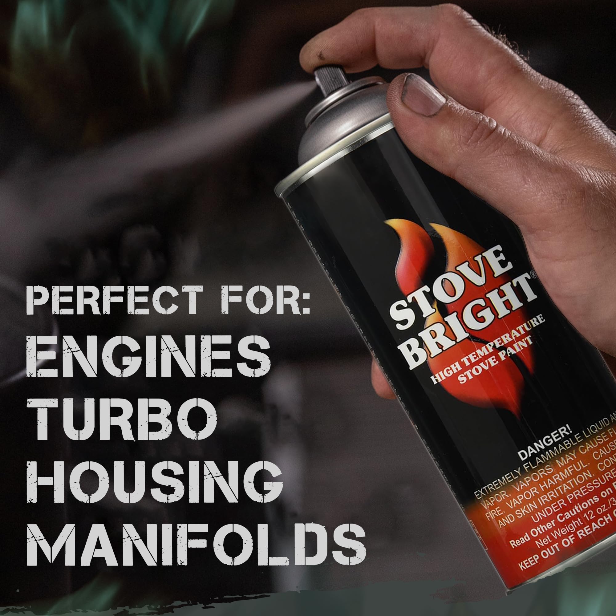 Forrest Paint Stove Bright 6304 coated range top with even sheen