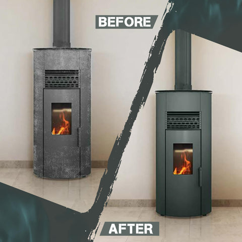 Forrest Paint Stove Bright 6304 drying area shows quick dry time