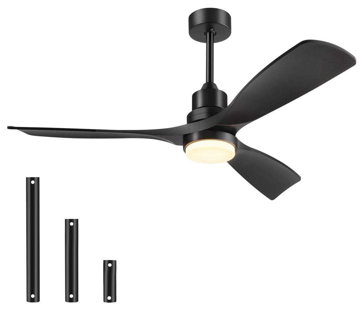 Forrovenco ceiling fan with light remote for unified climate control in living spaces