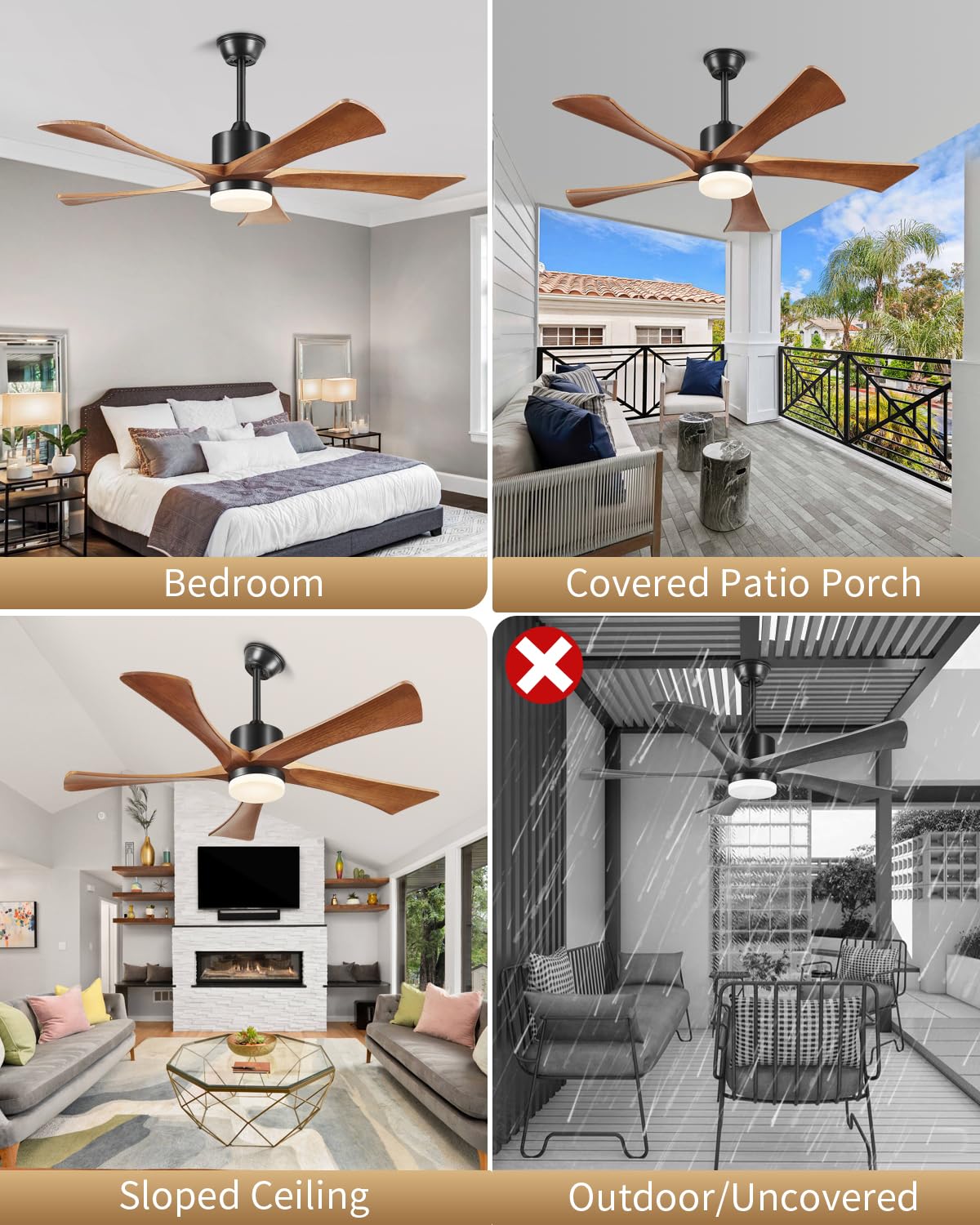 Forrovenco quiet DC motor delivers near-silent operation on patios.