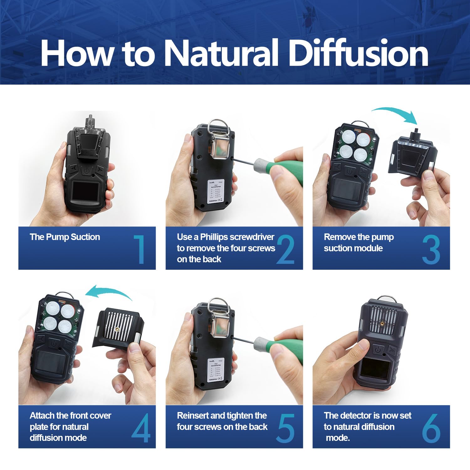 Forsensal alarms provide audible, visual, and vibration alerts for quick awareness.