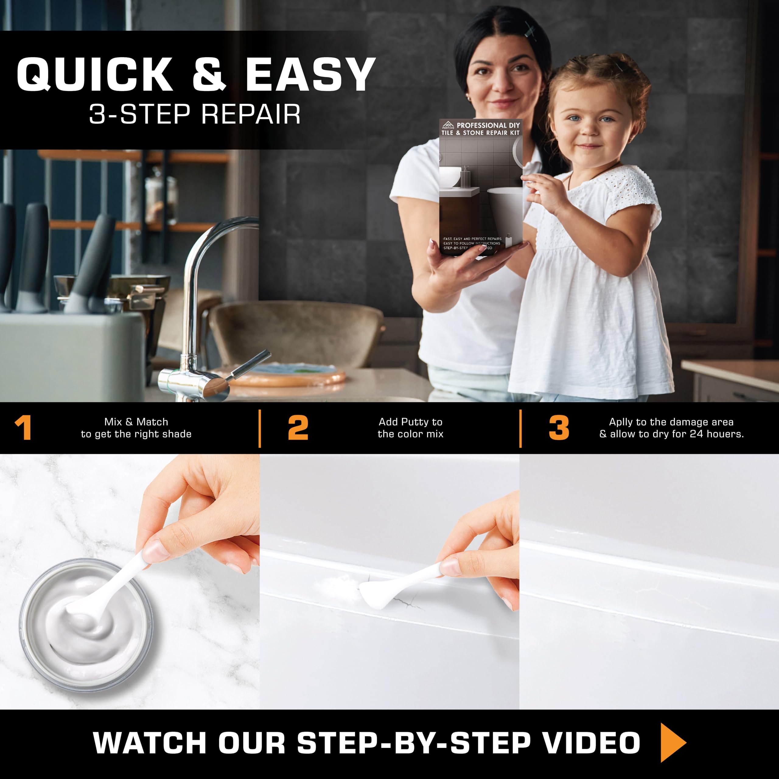 Fortivo care and maintenance guidance for long-lasting repair results.