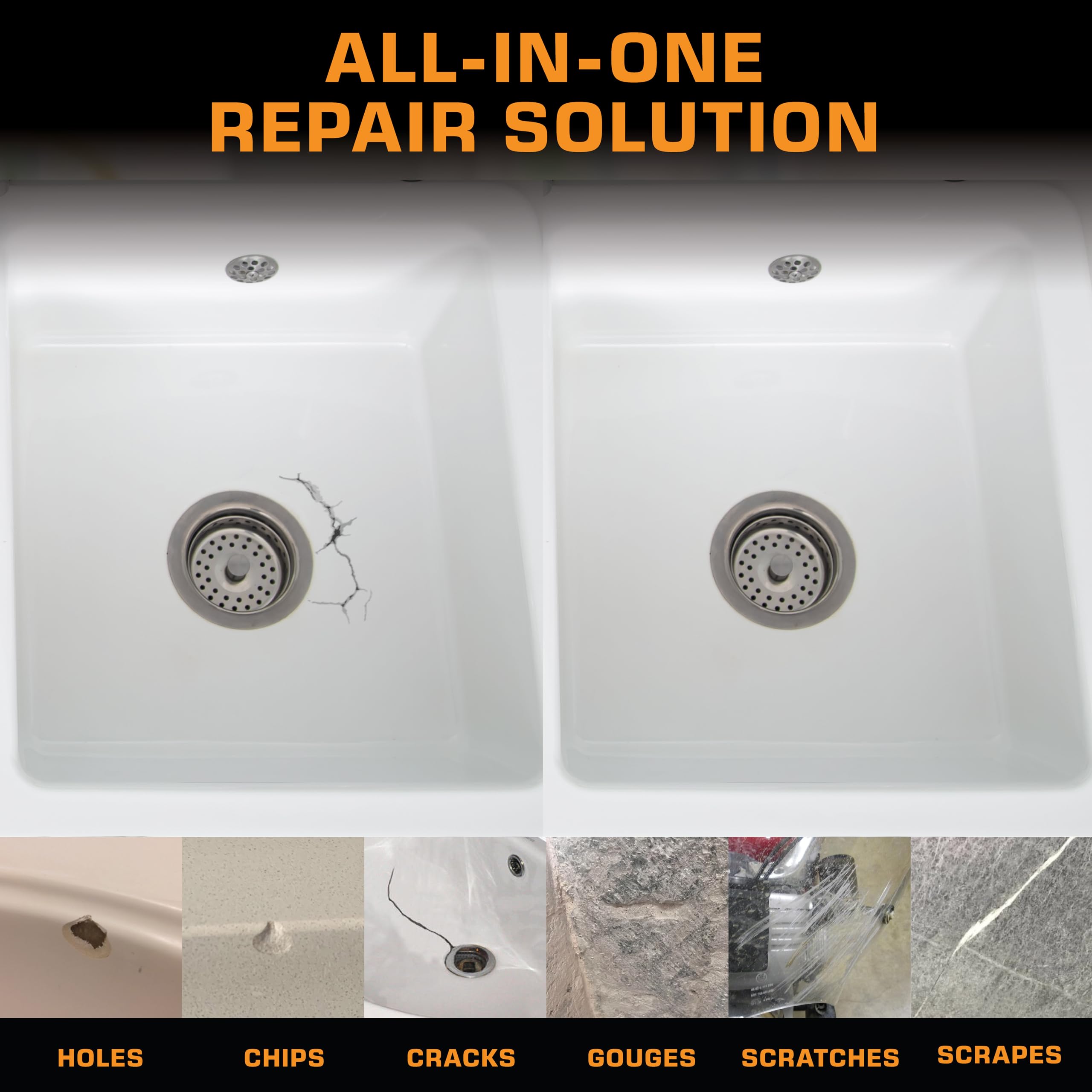 Fortivo repair finish shows a smooth, matched appearance on repaired surface.