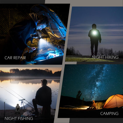 FORTO compact spotlight delivering a bright beam with high candela for focused searches