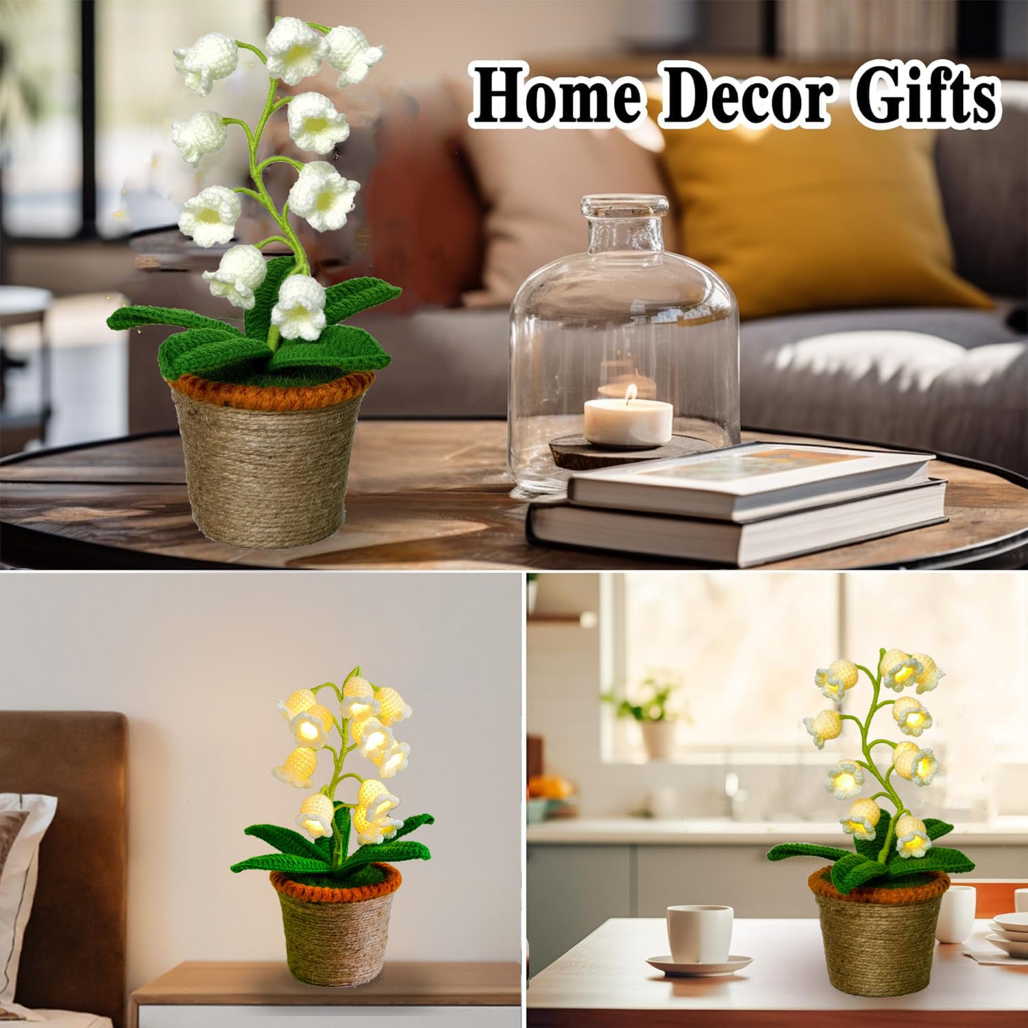 Forvermand Lily of the Valley lamp is perfect as a decorative nightlight.