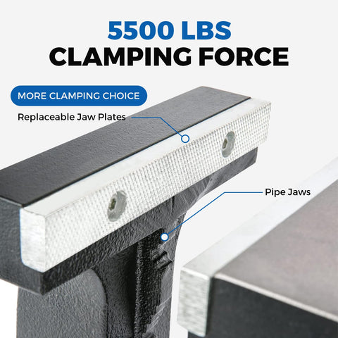 Forward 1705A mounting holes illustrate truck-to-bench versatility