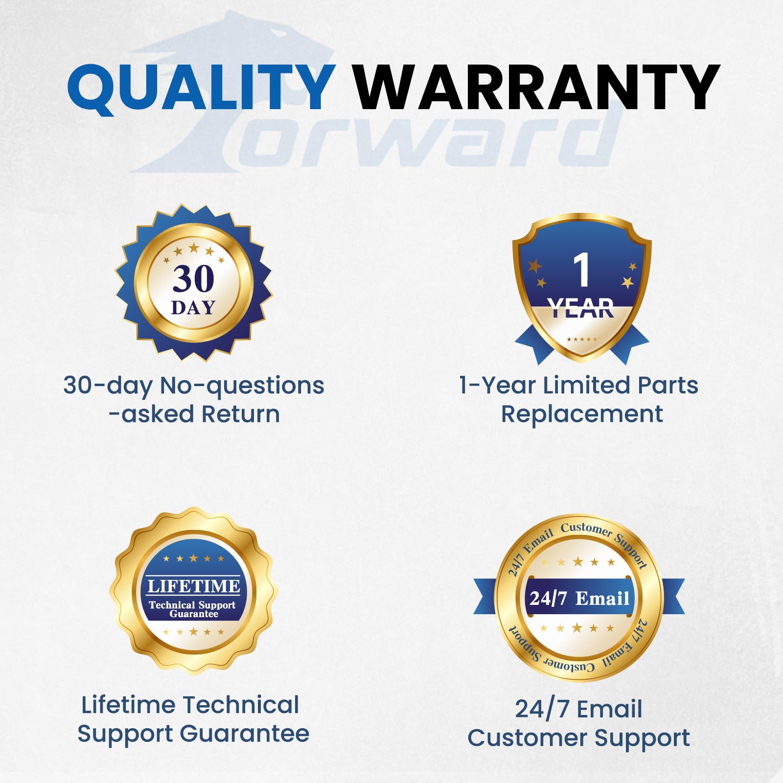 Forward DT08125A heavy-duty ductile iron construction for durability in workshops.