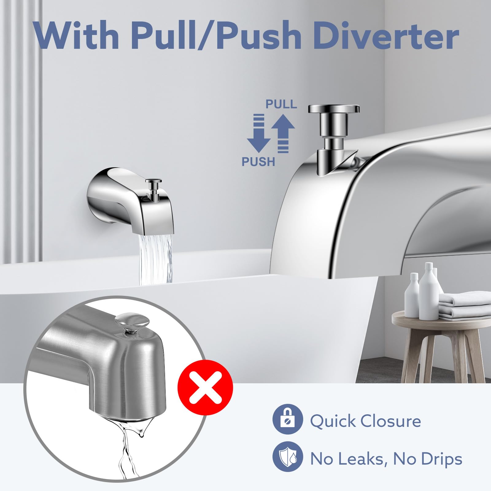 Easy DIY installation with basic tools and included adapters.