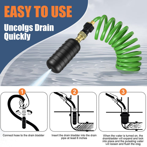 Fosenlion Drain Bladder Kit simple to set up.