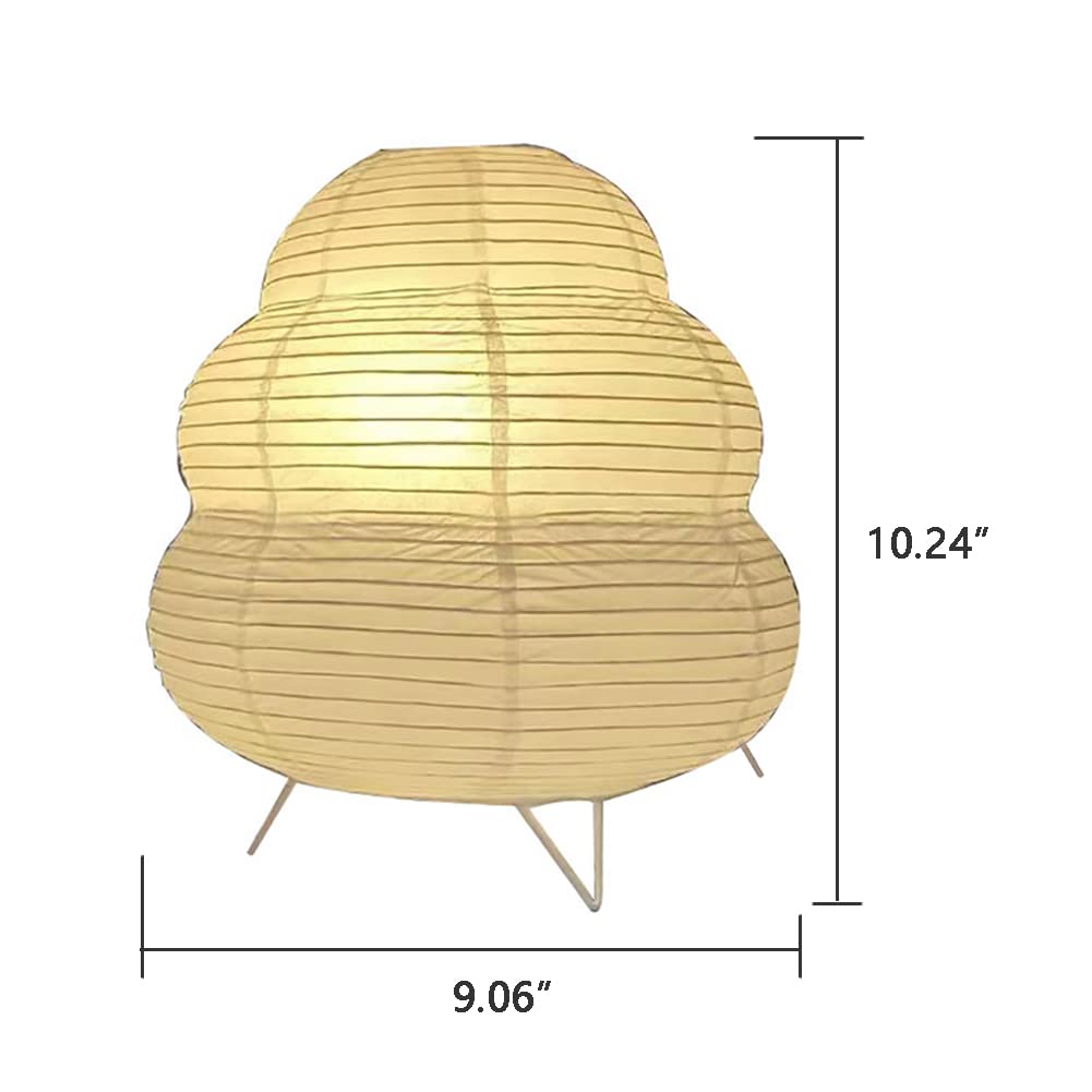 Fosinz Cute Paper Lamp with warm glow ideal for desks.