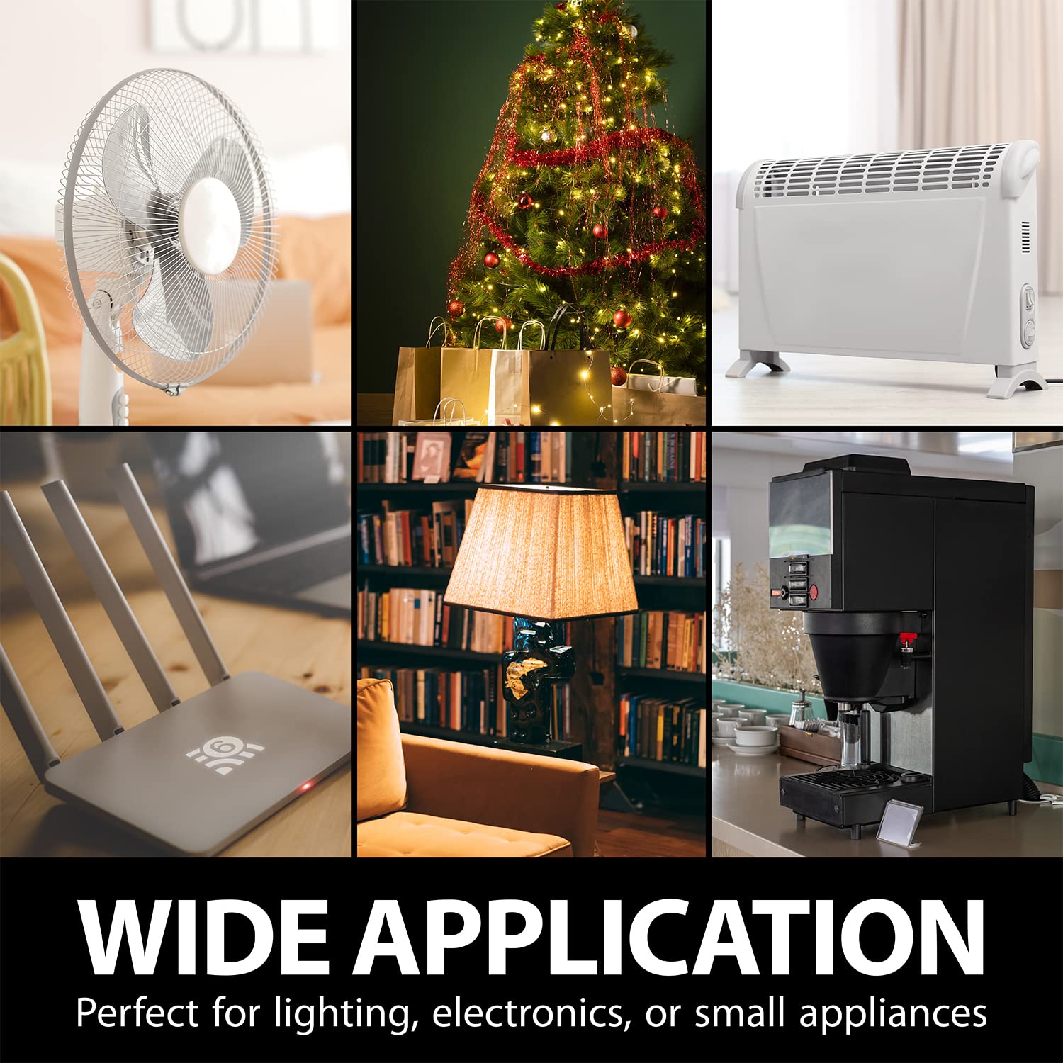 Fosmon WavePoint compact, lightweight design fits behind furniture