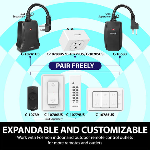 Fosmon WavePoint programmable RF pairing supports multi-switch configurations