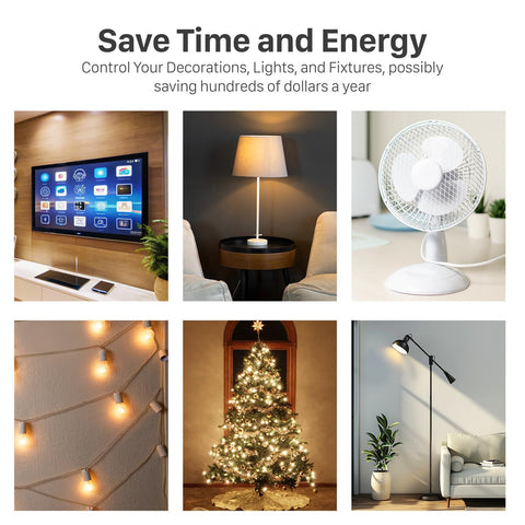 FosPower grow light and lamp timer automates lighting schedules.