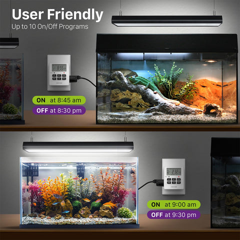 FosPower UL-listed timer ensures safe operation and reliability.