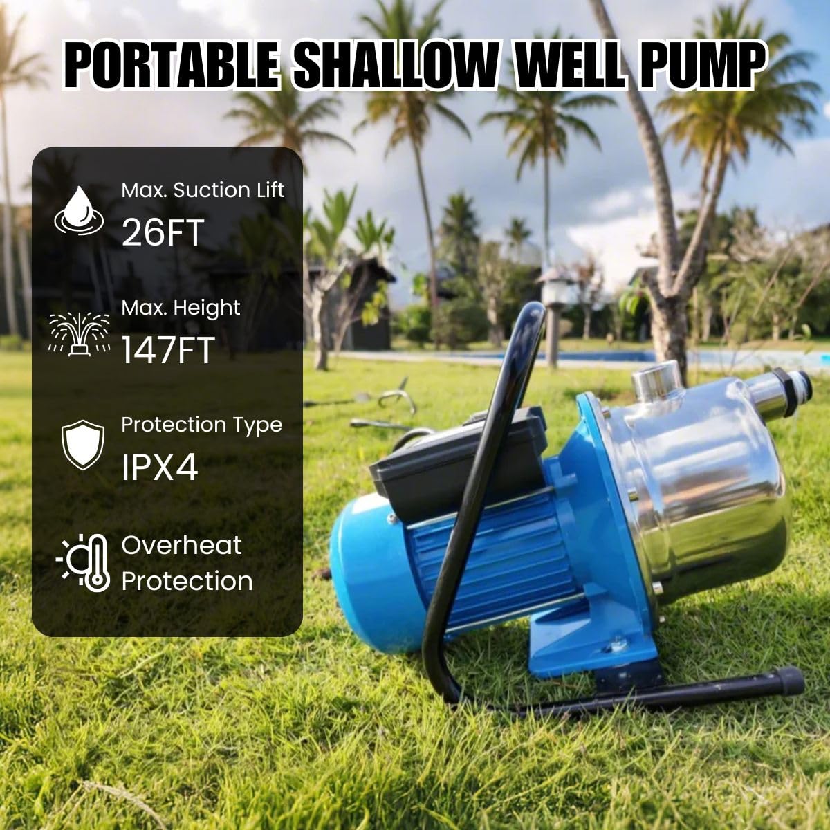 FOTING aluminium body showcases robust build for long-term outdoor use.