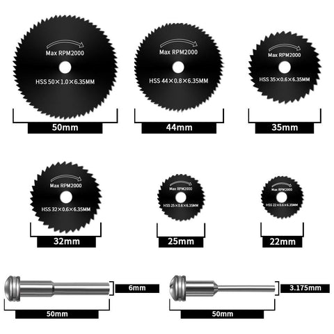 FOTYBEI cutting discs ensure high compatibility with Dremel and most power tools.