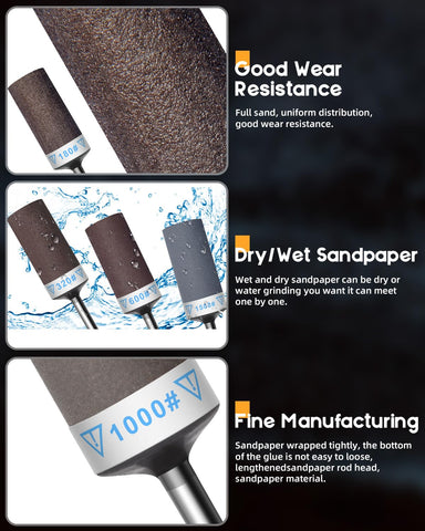 FOTYBEI 320 grit roll for prep on jade, glass, and jewelry surfaces